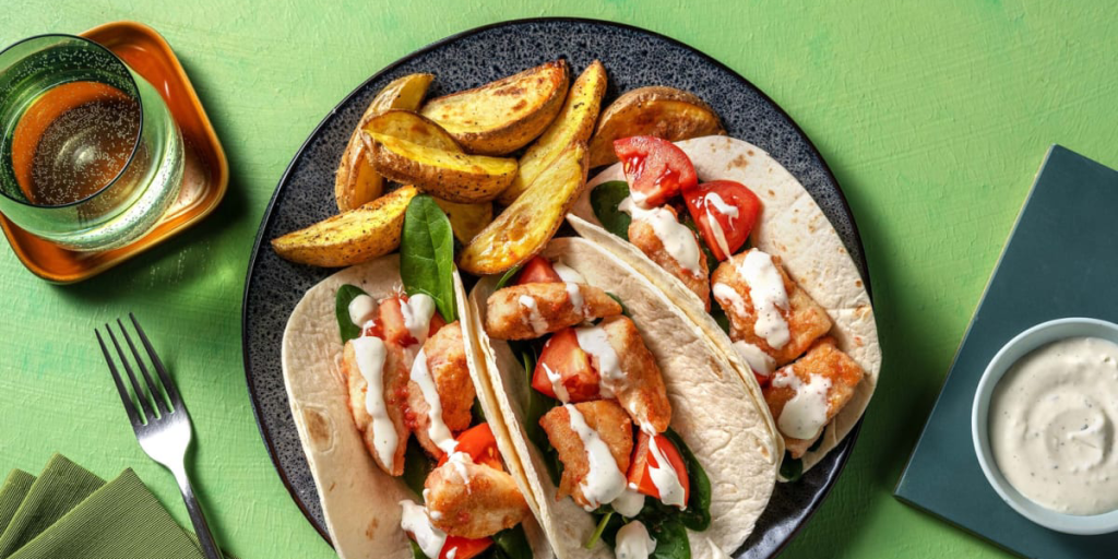 Chicken & tzatziki wraps