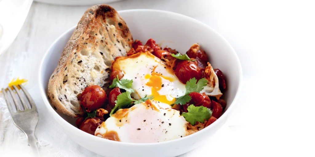 Spicy Moroccan eggs