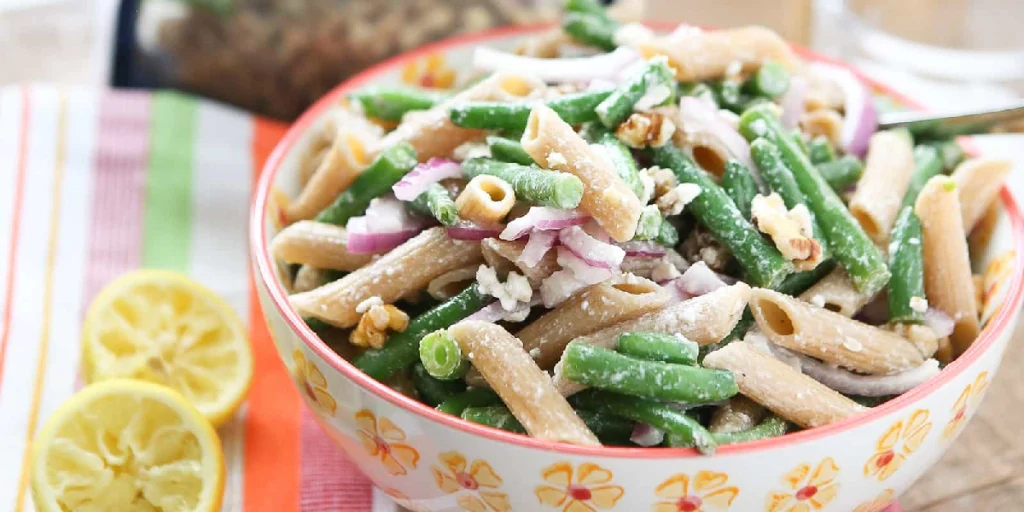 Lemon & green bean pasta